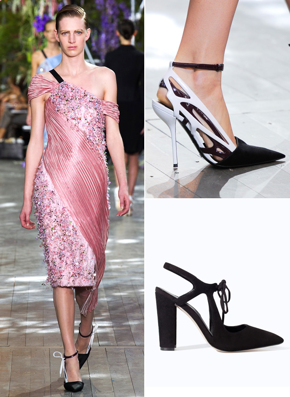 The Laced-Up Pump - Runway-Inspired Shoes Under $150 - InStyle.com
