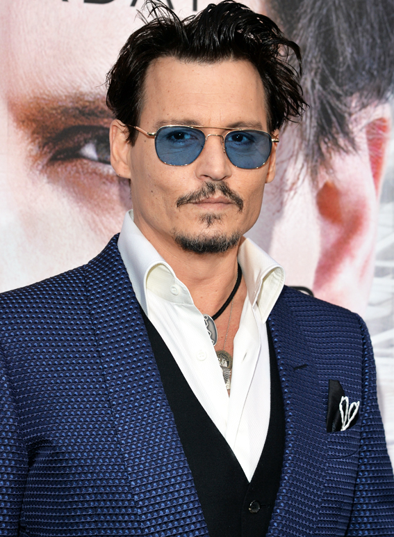 Johnny Depp - The Hottest Celebrity Dads - InStyle.com