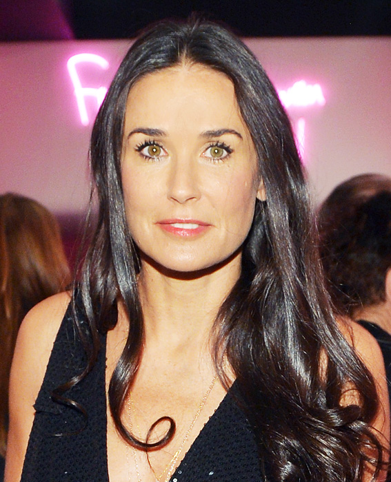 Demi Moore - Long Celebrity Hairstyles - InStyle.com