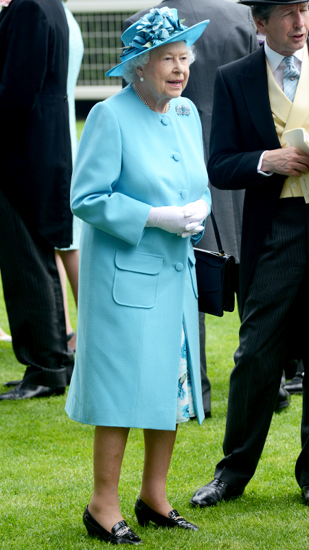 Cyan - June 19, 2014 - Queen Elizabeth Royal Style: Her Monochrome ...