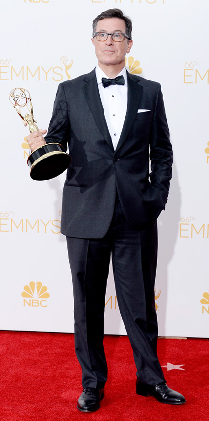 Stephen Colbert - Emmy Awards 2014 Red Carpet Photos - InStyle.com