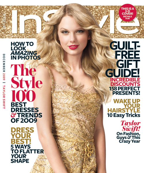 InStyle Covers - December 2009, Taylor Swift