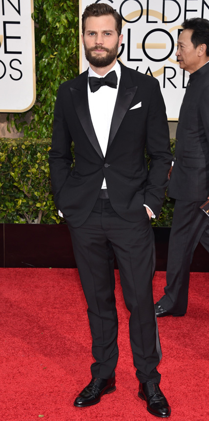 Jamie Dornan - Golden Globes 2015: Red Carpet Arrivals - InStyle.com