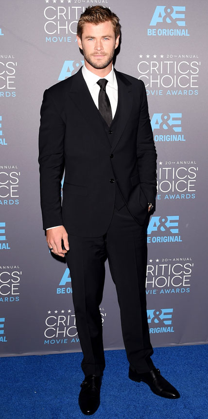 Chris Hemsworth - 2015 Critics' Choice Movie Awards: Red Carpet ...