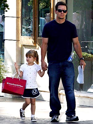 Mark Wahlberg & daughter