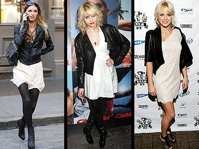 Would You Wear These Trends? - WHITE DRESSES AND LEATHER JACKETS ...