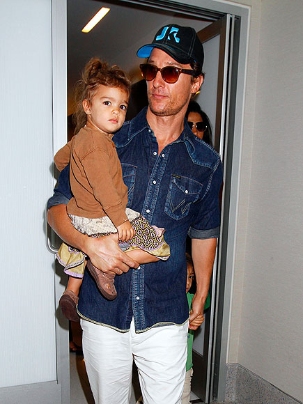 Matthew McConaughey and daughter