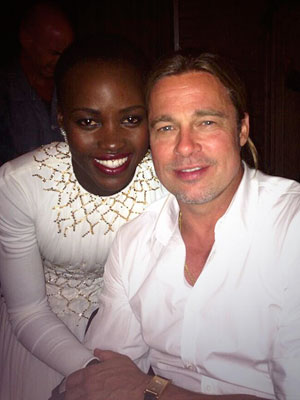 lupita nyongo and brad pitt