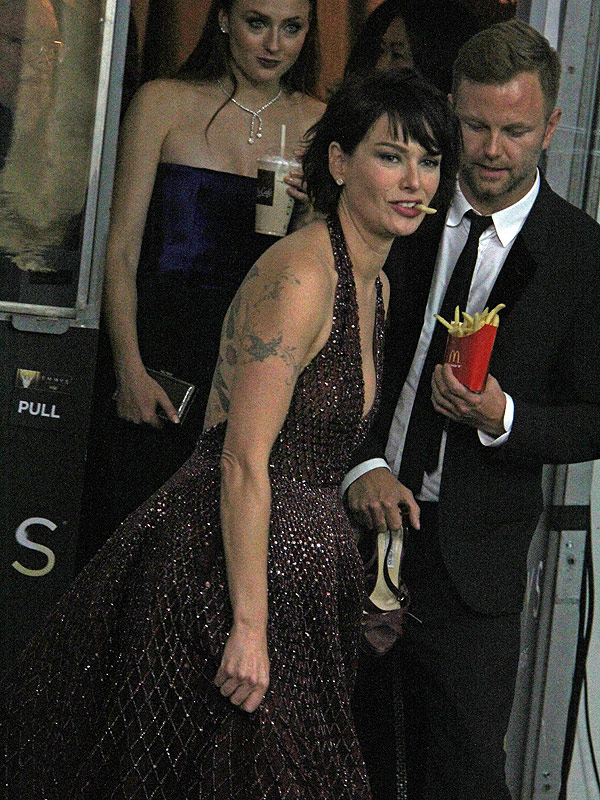 Lena Headey Emmys McDonald's Fries