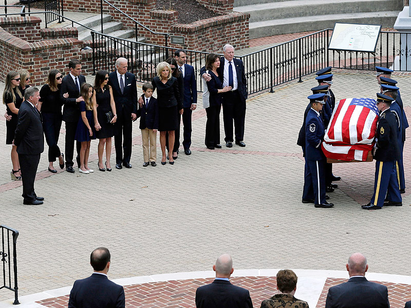 A Father's Tears: Joe Biden Struggles to Control His Emotion as He Leads Public Mourning for Son Beau| Death, politics, Politics and Current Events, Joe Biden