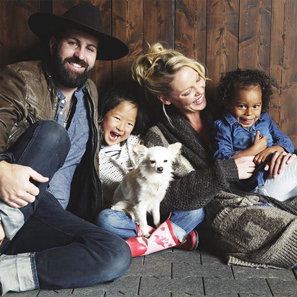 Katherine Heigl and Josh Kelley with their daughter
