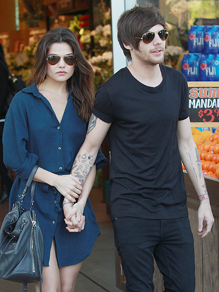 Louis Tomlinson and Girlfriend Danielle Campbell Out Shopping : People.com