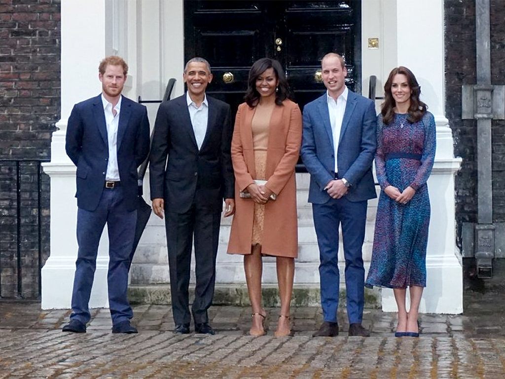 Kate, William, Harry Host President Obama and First Lady for Dinner ...