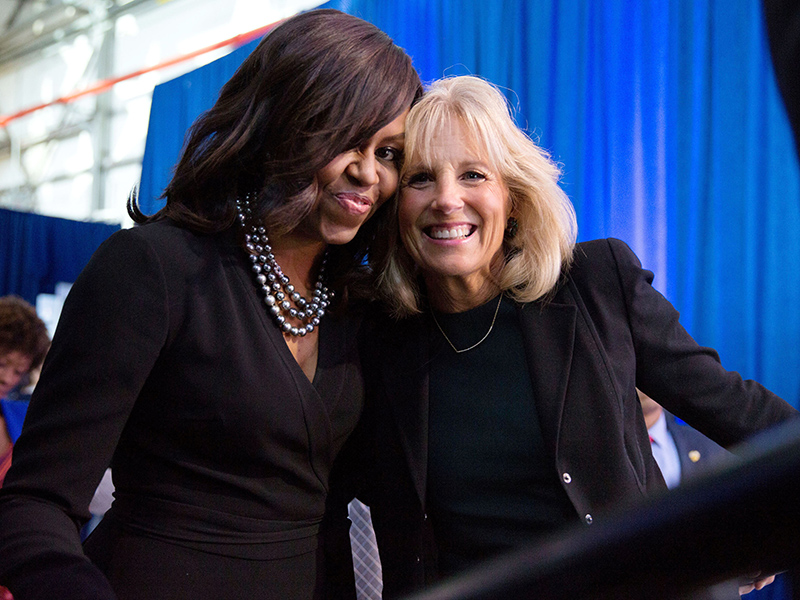 Michelle Obama and Jill Biden Interview Each Other : People.com