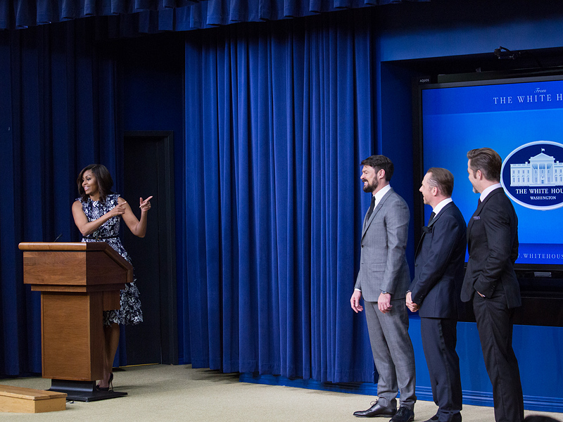 Michelle Obama Hosts Star Trek Screening for Military at White House ...