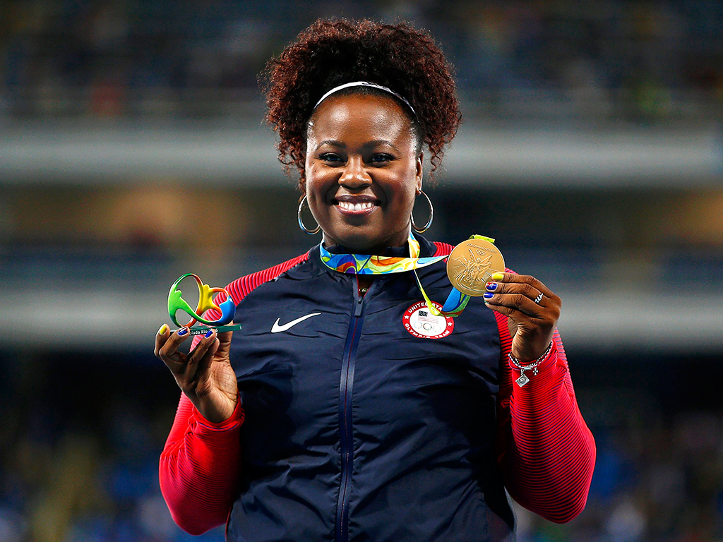 Hillary Clinton Shares Body Positive Message from USA Shot Put Gold ...