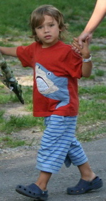 Kelly Ripa and son Joaquin in Central Park