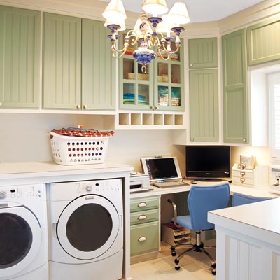home office laundry room
