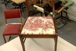 DIY Saturday #65 вЂ“ How to Reupholster Dining Room Chairs (Video)